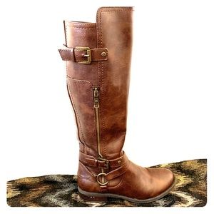 Guess Size 8 Riding Boots Brown